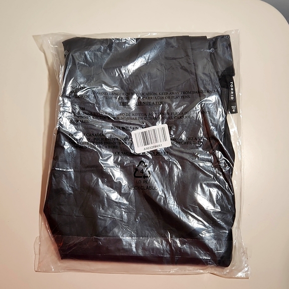 ❤️NWT VINTAGE TORRID LEGGING - FAUX VEGAN LEATHER ZIPPER ANKLE - FULL LENGTH 4X - Picture 7 of 9